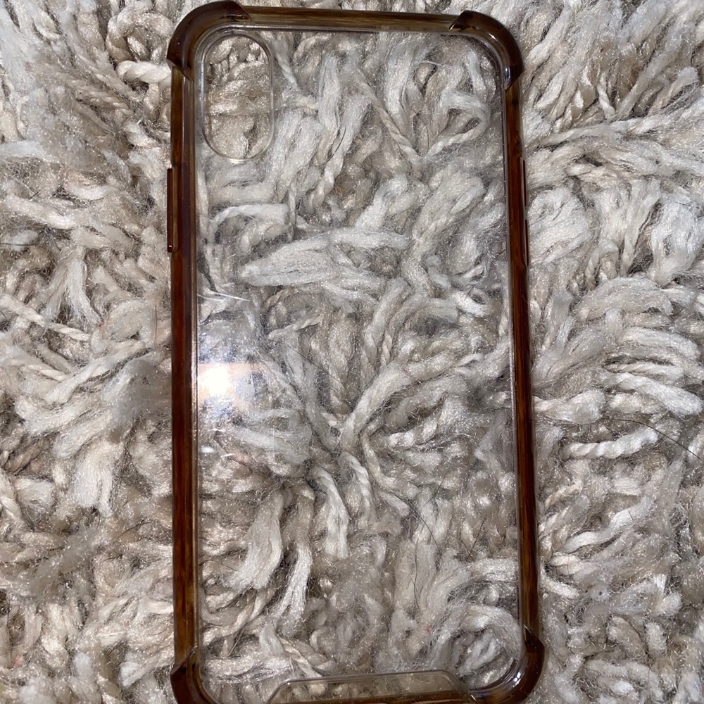 iphone X clear phone case